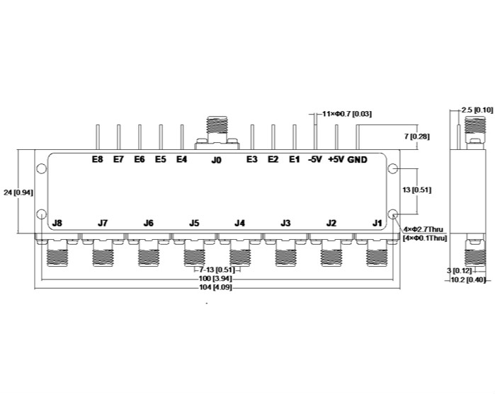 SP8T ����ʽͬ�Ὺ�� SW516177